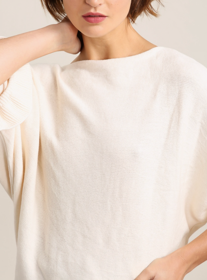 Boatneck Cashmere Blend Sweater