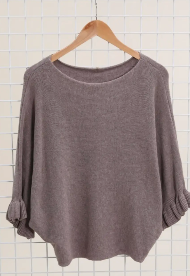 Boatneck Cashmere Blend Sweater