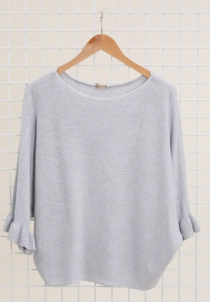 Boatneck Cashmere Blend Sweater
