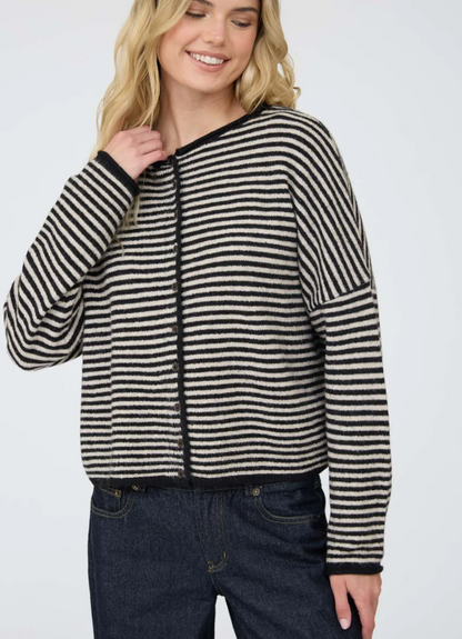 The Classic Stripe Cardigan Sweater / 5 colors