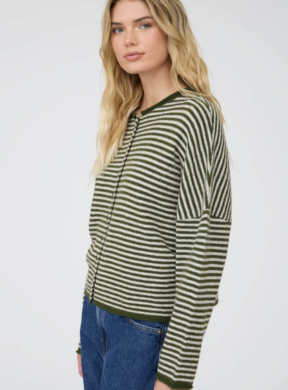 The Classic Stripe Cardigan Sweater / 5 colors