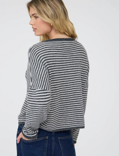 The Classic Stripe Cardigan Sweater / 5 colors