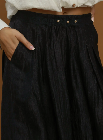 Umgee Pleated Wide-Leg Pants