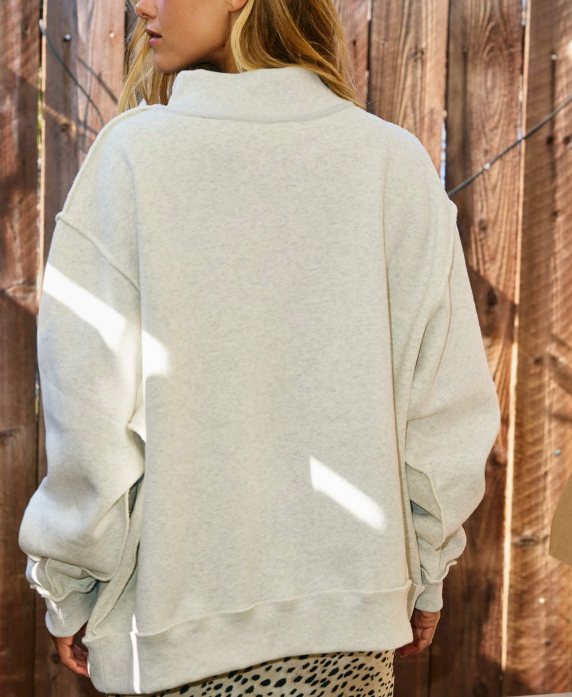 Reversible Mock Sweathirt "Jesus" and "God is Good"