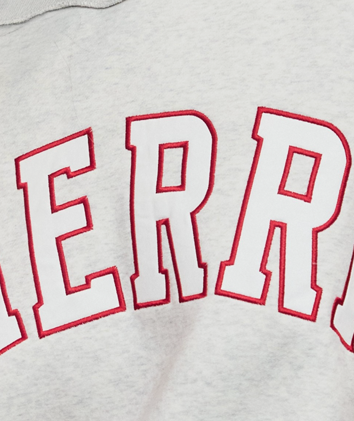 MERRY Embroidered Mockneck Sweatshirt