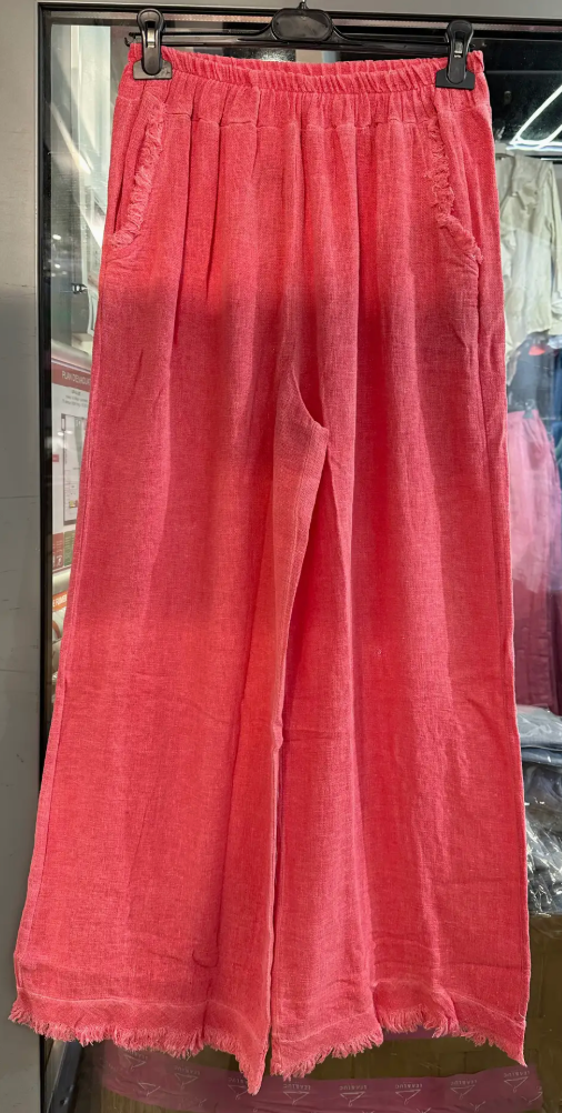 Italian Linen Trouser Pant / 7 colors