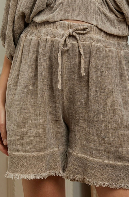 Italian Linen Shorts / 7  colors