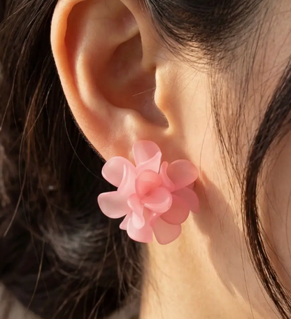 Frosted Bloom Earrings