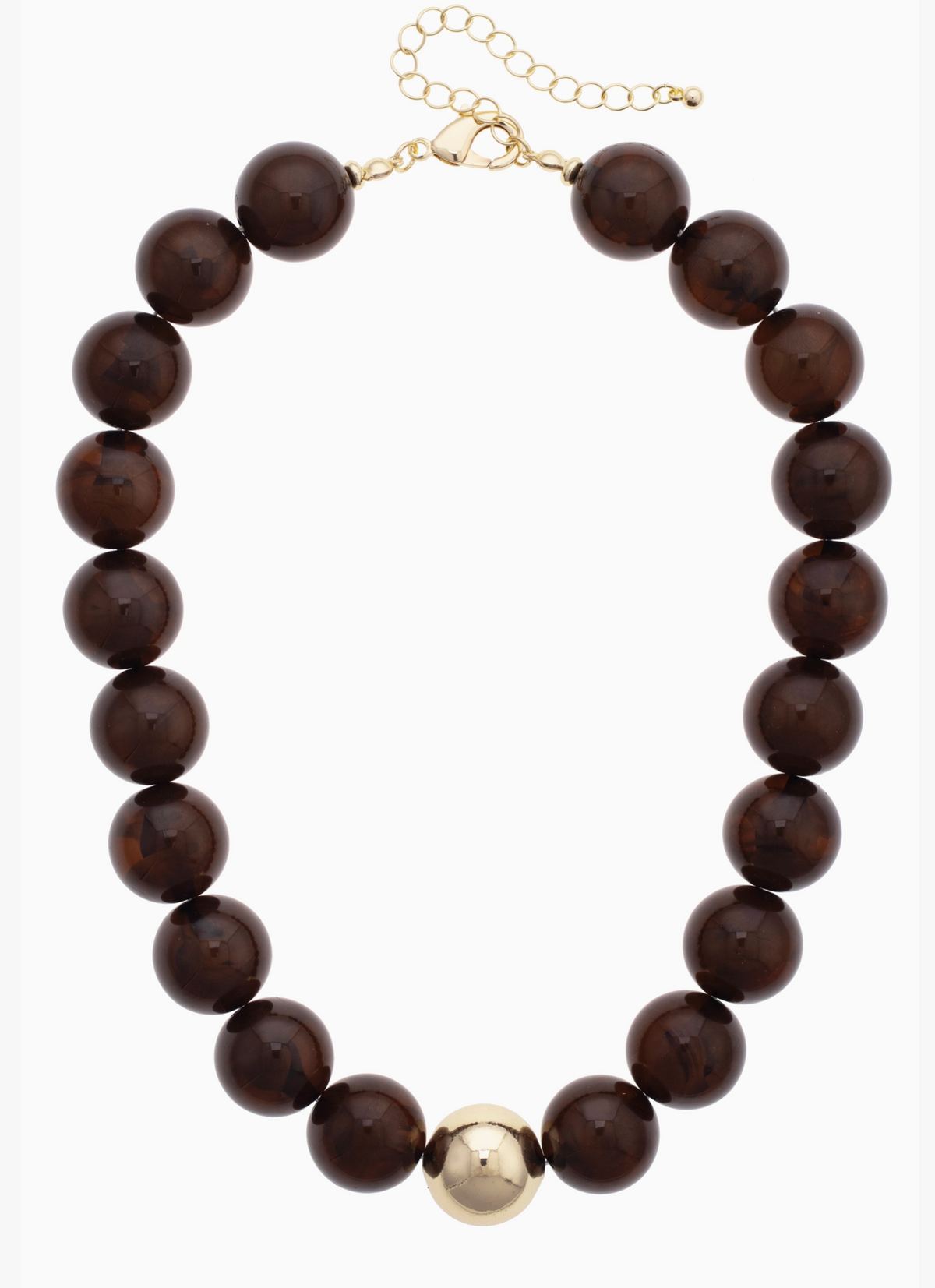 Marjorie Chunky Beaded Statement Necklace / 5 colors