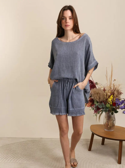 Italian Linen Shorts