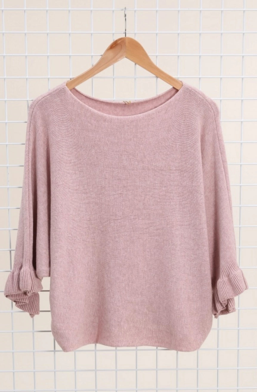 Boatneck Cashmere Blend Sweater